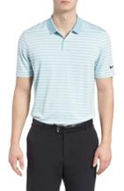 Men's Nike Dry Victory Stripe Golf Polo - Blue