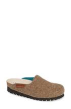 Women's Mephisto Thea Boiled Wool Clog M - Beige