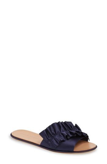 Women's Loeffler Randall Rey Slide Sandal .5 M - Blue