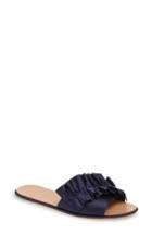 Women's Loeffler Randall Rey Slide Sandal .5 M - Blue