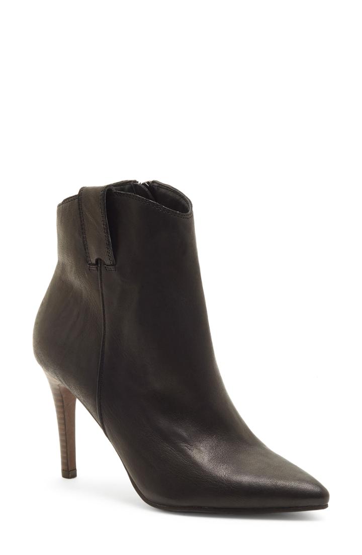 Women's Michael Michael Kors Blaze Peep Toe Buckle Bootie .5 M - Red