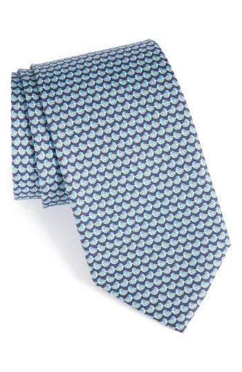 Men's Salvatore Ferragamo Duck Print Silk Tie