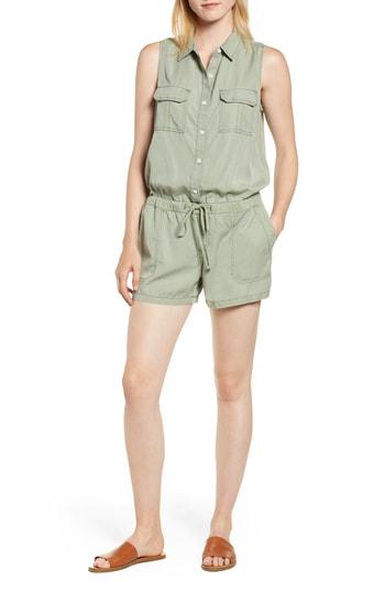Women's Vineyard Vines Utility Romper - Green