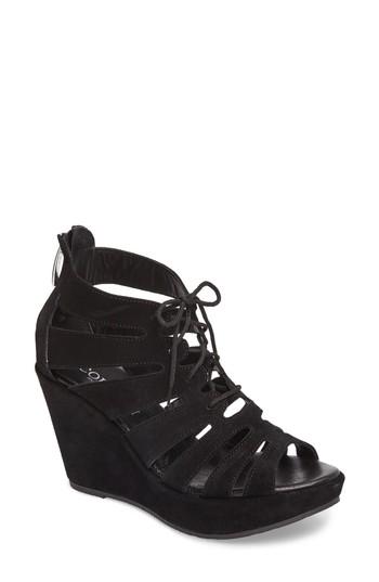 Women's Cordani Rally Wedge Sandal .5us / 36eu - Black