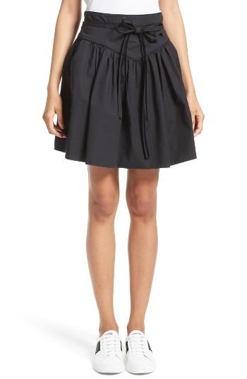 Women's Marc Jacobs Stretch Cotton Yoke Skirt