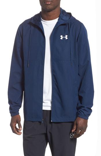 Men's Under Armour Sportstyle Woven Hoodie Jacket - Blue