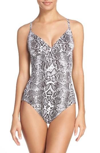 Women's Tommy Bahama Snake Charmer One-piece Swimsuit