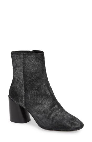 Women's Linea Paolo Savvy Ii Genuine Calf Hair Bootie M - Metallic