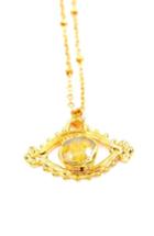 Women's Lux Divine Eye Pendant Necklace