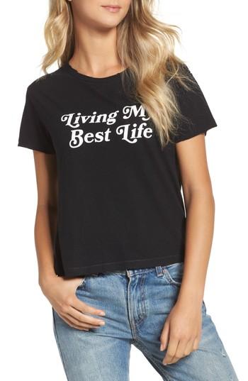 Women's Private Party Living My Best Life Tee