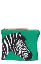 Michael Nelson Malindi Zebra Small Zip Pouch -