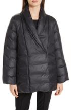 Women's Eileen Fisher High Shawl Collar Down Coat