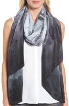 Women's Nordstrom Ocean Ombre Silk Wrap, Size - Grey