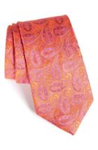 Men's Nordstrom Modern Paisley Silk Tie, Size - Pink