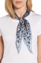Women's Rebecca Minkoff Lotus Paisley Diamond Silk Scarf, Size - Blue