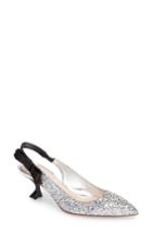 Women's Miu Miu Slingback Pump .5us / 37.5eu - Metallic