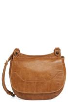 Frye 'melissa' Leather Crossbody Bag - Beige