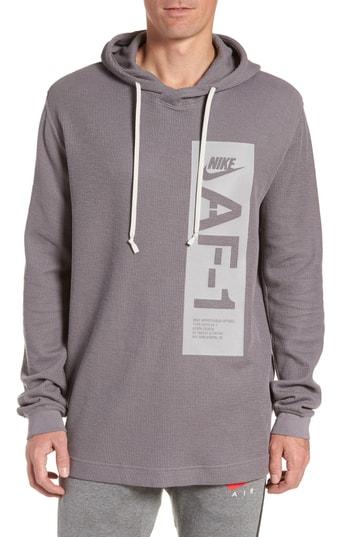 Men's Nike Sportswear Af-1 Hoodie - Grey