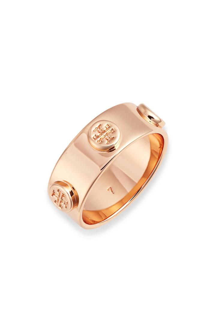 Women's Tory Burch Delicate Logo Ring