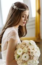 Brides & Hairpins 'iris' Pearl & Crystal Embellished Halo
