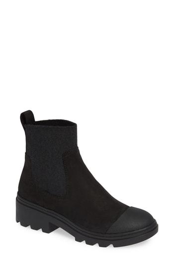Women's Eileen Fisher Teddy Bootie M - Black