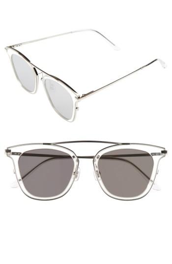 Women's Tome X Gentle Monster Supernature 51mm Retro Sunglasses - Silver/ Blue