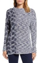 Women's Nic+zoe Coming Along Mock Neck Sweater - Blue