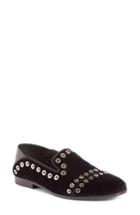 Women's Alexander Mcqueen Grommet Convertible Loafer Us / 38eu - Black