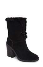 Women's Ugg Jerene Genuine Shearling Lined Boot M - Black