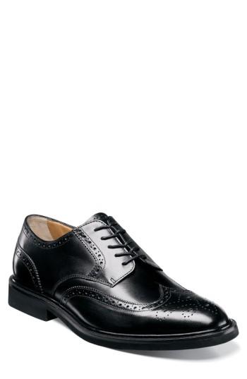 Men's Florsheim Hamilton Wingtip .5 D - Black