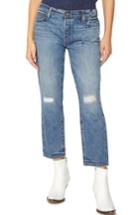 Women's Sanctuary Disrupt Ripped & Repaired Boyfriend Jeans - Blue