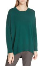 Women's Eileen Fisher Tencel Lyocell & Silk Sweater - Green