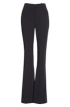 Women's Gucci Stretch Cady Skinny Flare Pants Us / 40 It - Black