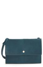 Sole Society 'vanessa' Faux Leather Crossbody Bag - Green