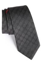 Men's Gucci Arend Silk Jacquard Tie, Size - Black