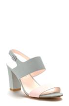Women's Shoes Of Prey Strappy Sandal .5 B - Grey