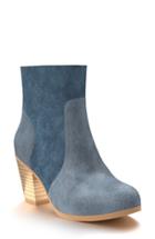 Women's Shoes Of Prey Block Heel Bootie .5 A - Blue