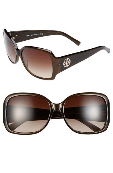 Women's Tory Burch 58mm Oversized Square Sunglasses -