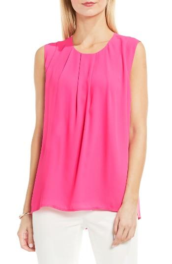 Women's Vince Camuto Pleat Neck Blouse