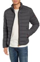 Men's Save The Duck Water Resistant Puffer Jacket, Size - Grey