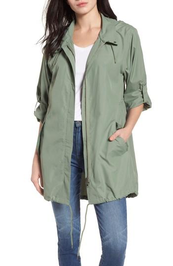 Women's Caslon Tumbled Anorak Jacket - Green
