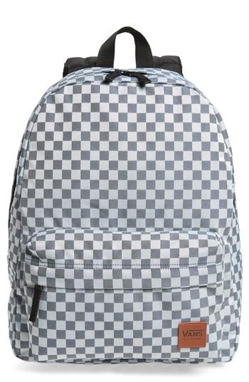 Vans Deana Iii Checkered Backpack - White