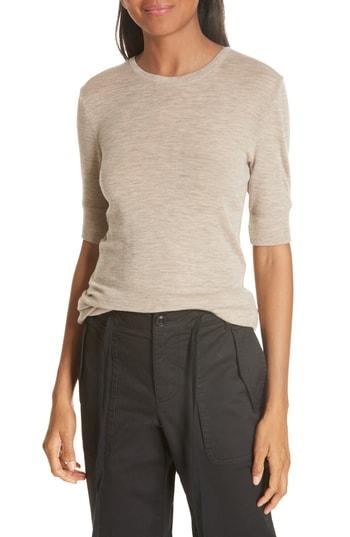Women's Vince Crewneck Tee - Beige