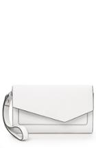 Women's Botkier Cobble Hill Calfskin Leather Wallet - White