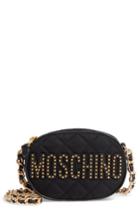 Moschino Small Quilted Camera Bag - White