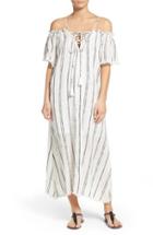 Women's Red Carter Cold Shoulder Cover-up Dress