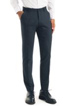Men's Good Man Brand Flat Front Stretch Wool Trousers R - Blue