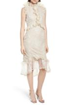 Women's Elliatt Serena Ruffle Trim Dress - White