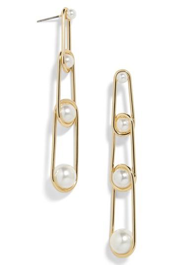 Women's Baublebar Stansie Imitation Pearl Drop Earrings