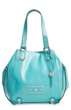 Lodis Los Angeles Pismo Pearl Charlize Rfid Leather Tote - Blue/green